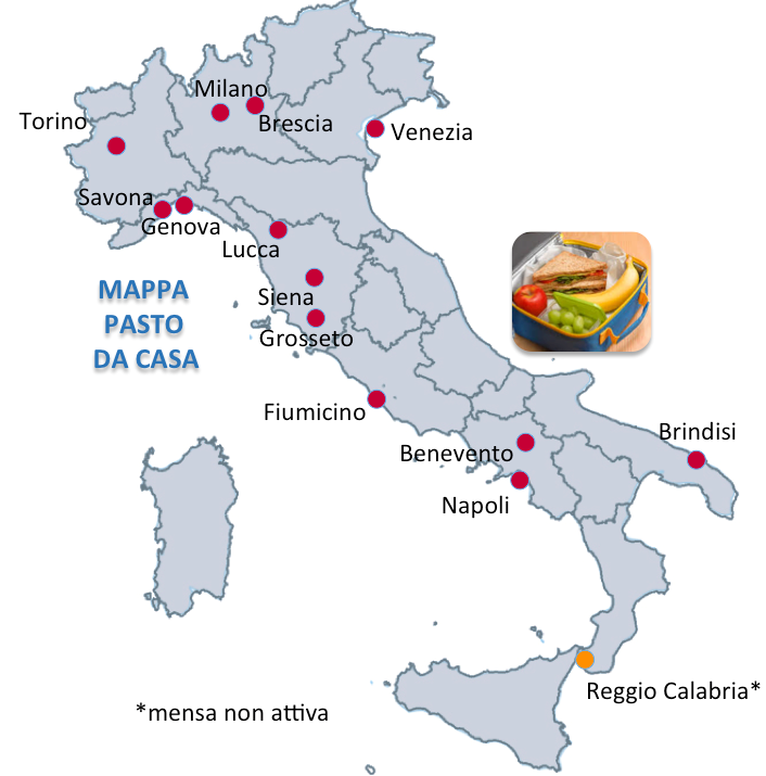 mappa pasto da casa Italia